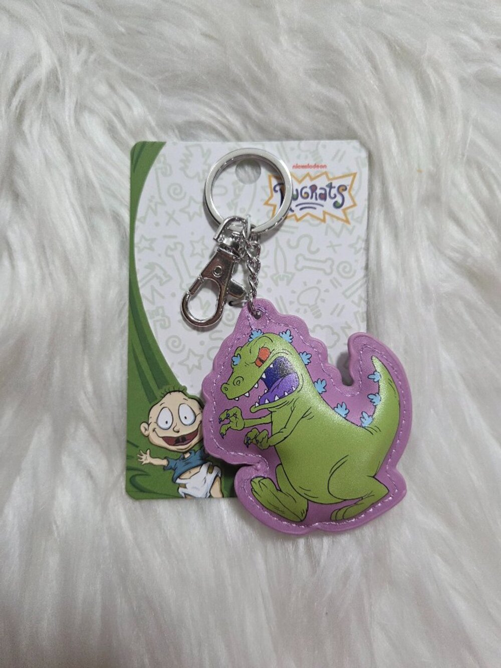 Rugrats Reptar Puffy Keychain